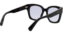 B.zero1 Black Geometric Eyeglasses