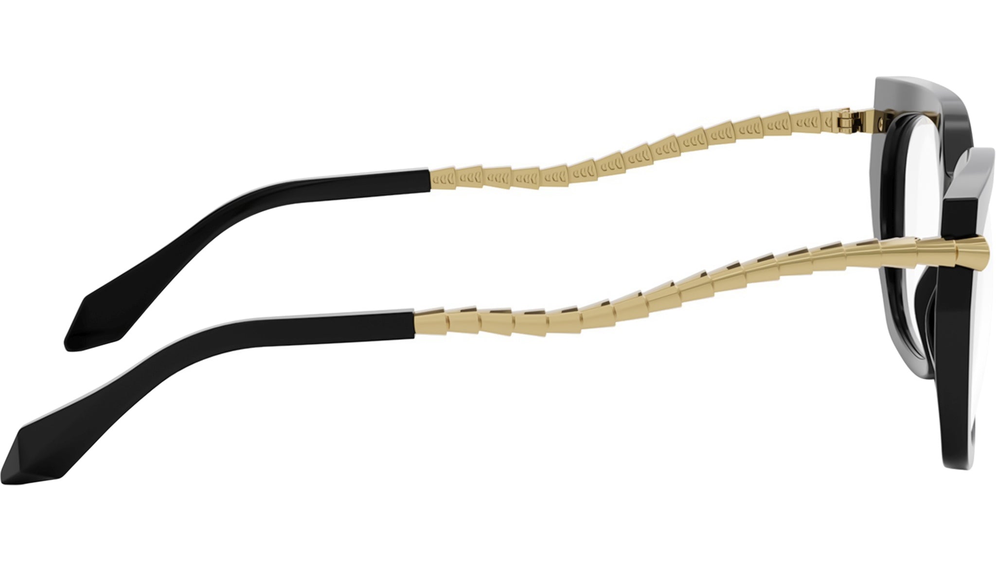 Serpenti Black Pantos Eyeglasses