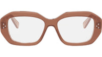 3 Dots Brown Geometric Eyeglasses
