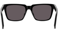 K Logo Black Square Sunglasses