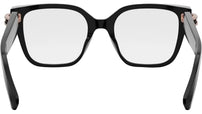 B.zero1 Shiny Black Square Eyeglasses