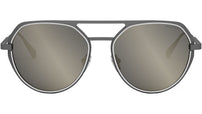 Octo Silver Geometric Sunglasses