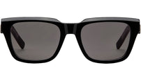 DiorB23 S1I Black Geometric Sunglasses