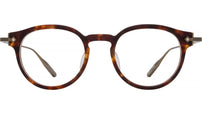 Eugene Havana Round Eyeglasses