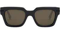 Fendigraphy Black Rectangular Sunglasses