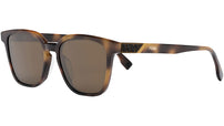 Fendi Diagonal FE40057U 53H Tortoise Geometric Sunglasses