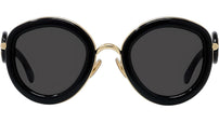 Anagram Black Round Sunglasses