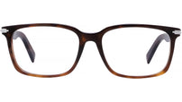 DiorBlackSuitO SI Havana Rectangular Eyeglasses