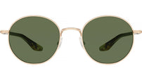 Caster Gold Round Sunglasses