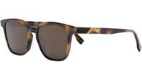 Fendi Diagonal FE40057U 53E Tortoise Geometric Sunglasses