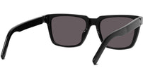K Logo Black Square Sunglasses