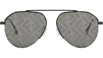Fendi Travel Ruthenium Pilot Sunglasses