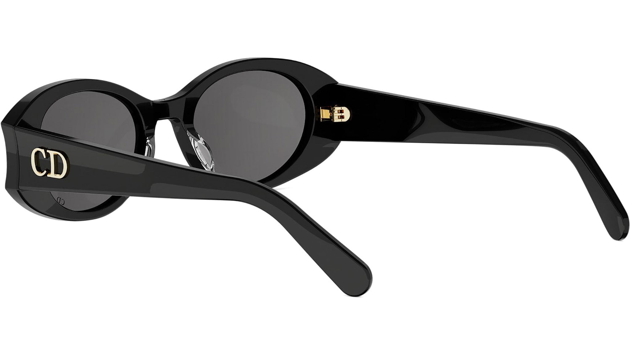 DiorGlow B3I Black Oval Sunglasses