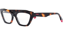 Fendi Way Brown Cat Eye Eyeglasses