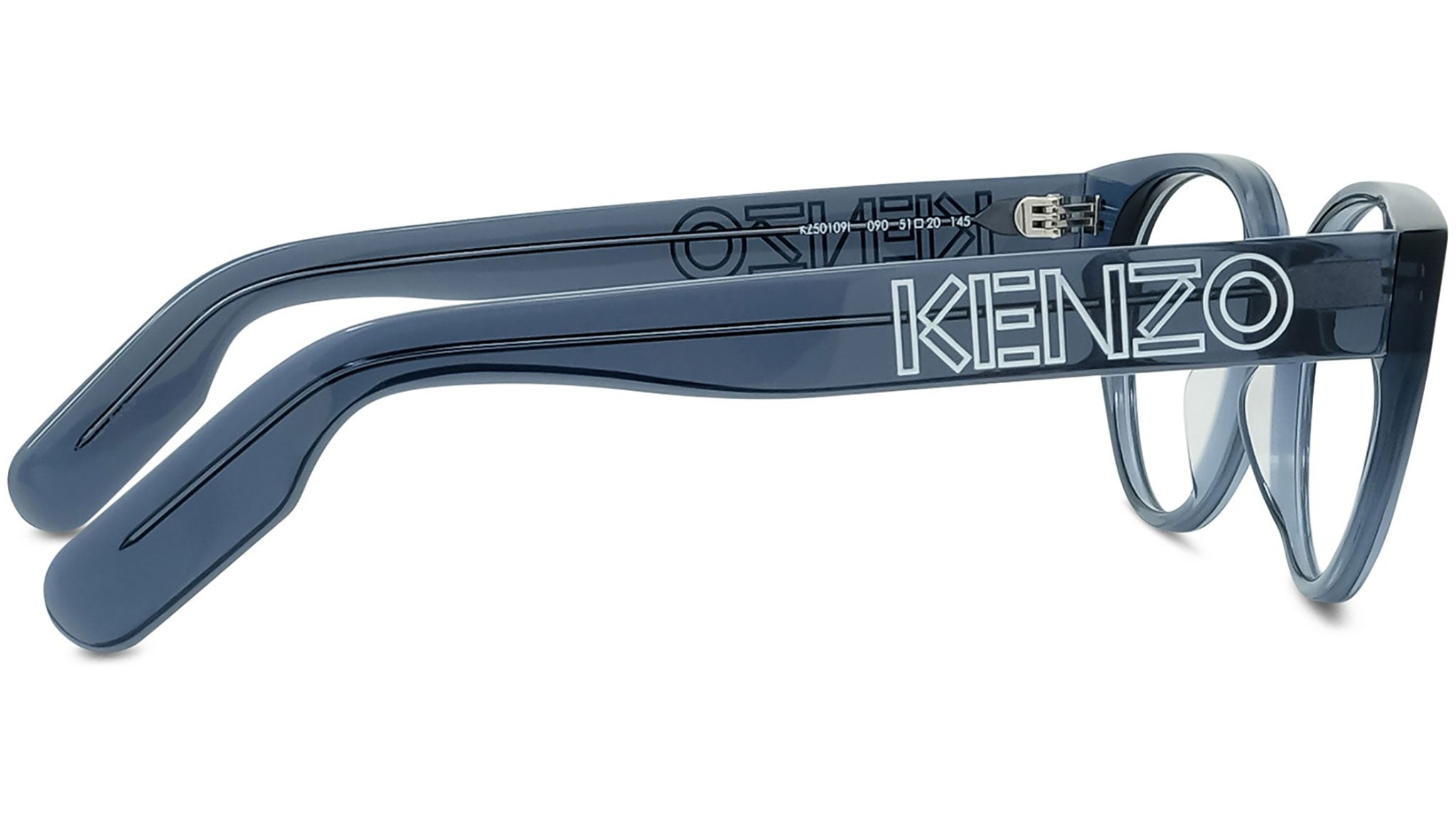 K Logo Blue Oval Eyeglasses