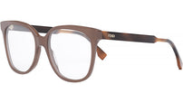 Fendi Fine Havana Round Eyeglasses
