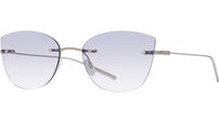 Brandy Silver Cat Eye Sunglasses