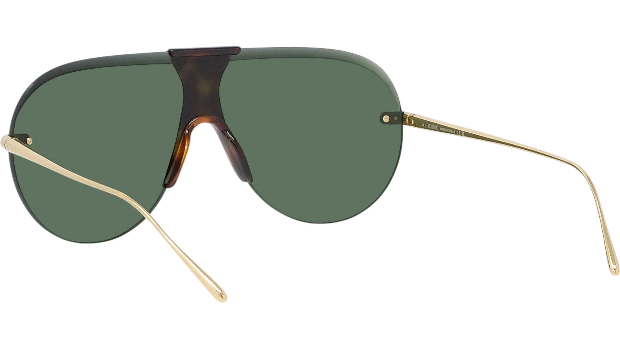 Slim Havana Mask Sunglasses
