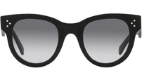CELINE 3 Dots Black Round Sunglasses