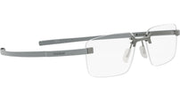 Flex Silver Rectangular Eyeglasses