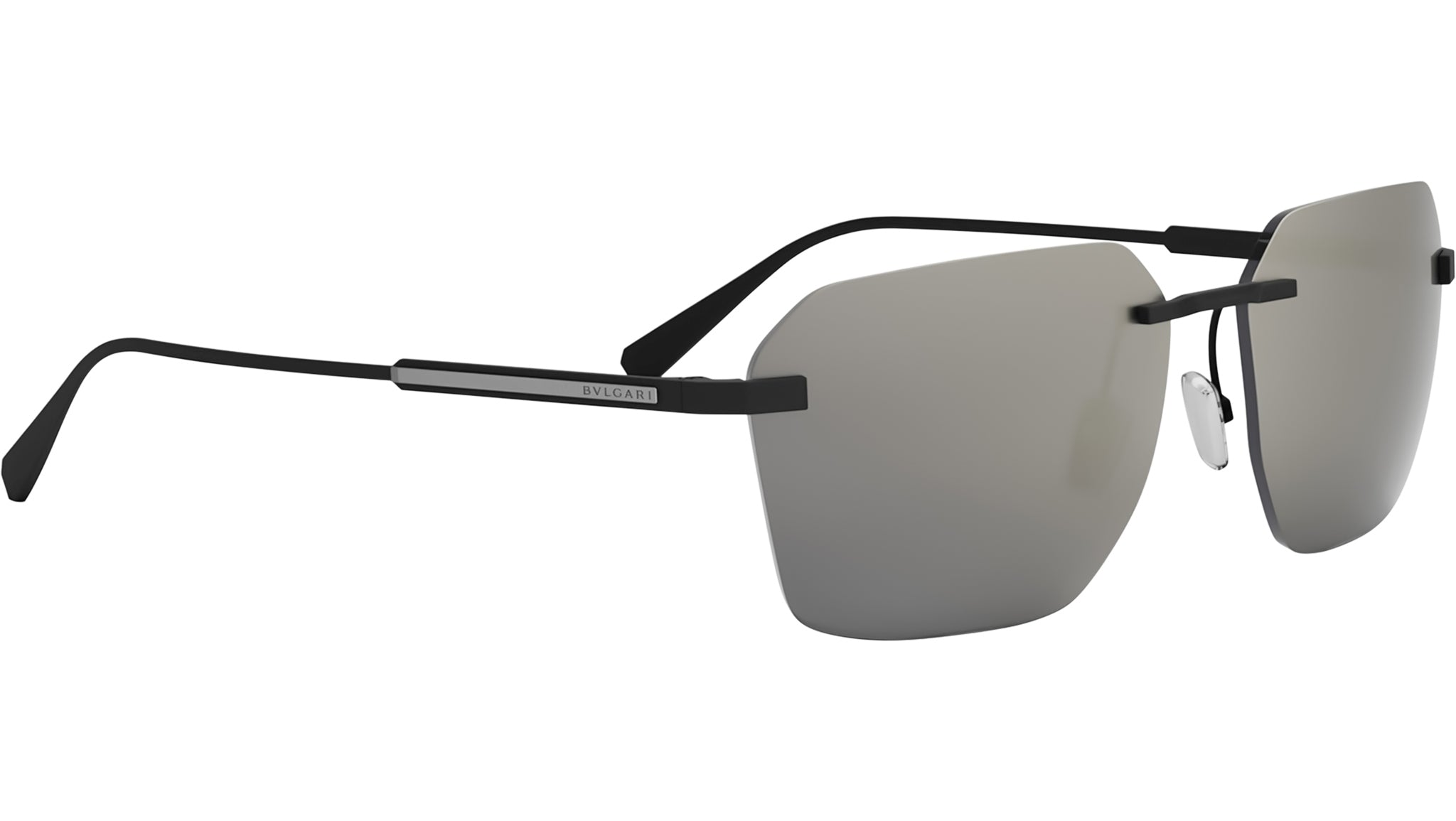 Octo Black Geometric Sunglasses