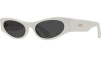 Signature White Geometric Sunglasses