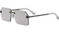 Fendi Sky Silver Rectangular Sunglasses
