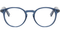 DiorBlackSuitO R6I Blue Round Eyeglasses