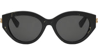B.zero1 Black Oval Sunglasses