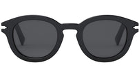 DiorBlackSuit R5I Black Round Sunglasses