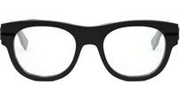 Fendigraphy Black Round Eyeglasses