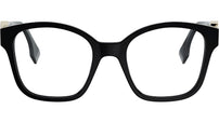 FF Diamonds Black Square Eyeglasses