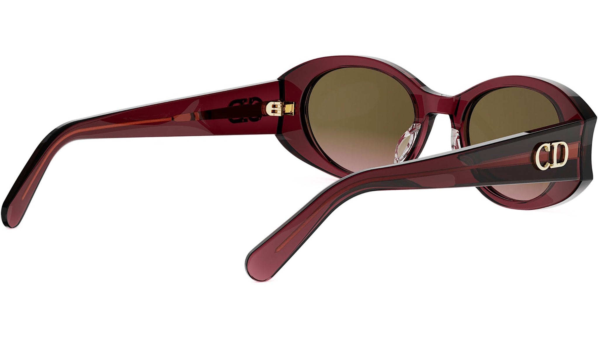 DiorGlow B3I Purple Oval Sunglasses