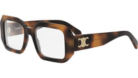 Triomphe Tortoise Geometric Eyeglasses