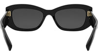 Bvlgari Roma Black Geometric Sunglasses