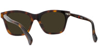 Boke Flower Havana Square Sunglasses