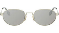 Fendi Sky Light Gold Oval Sunglasses