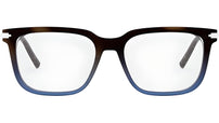 DiorBlackSuitO 12I Tortoise Faded Geometric Eyeglasses