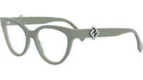 FF Diamonds Green Cat Eye Eyeglasses