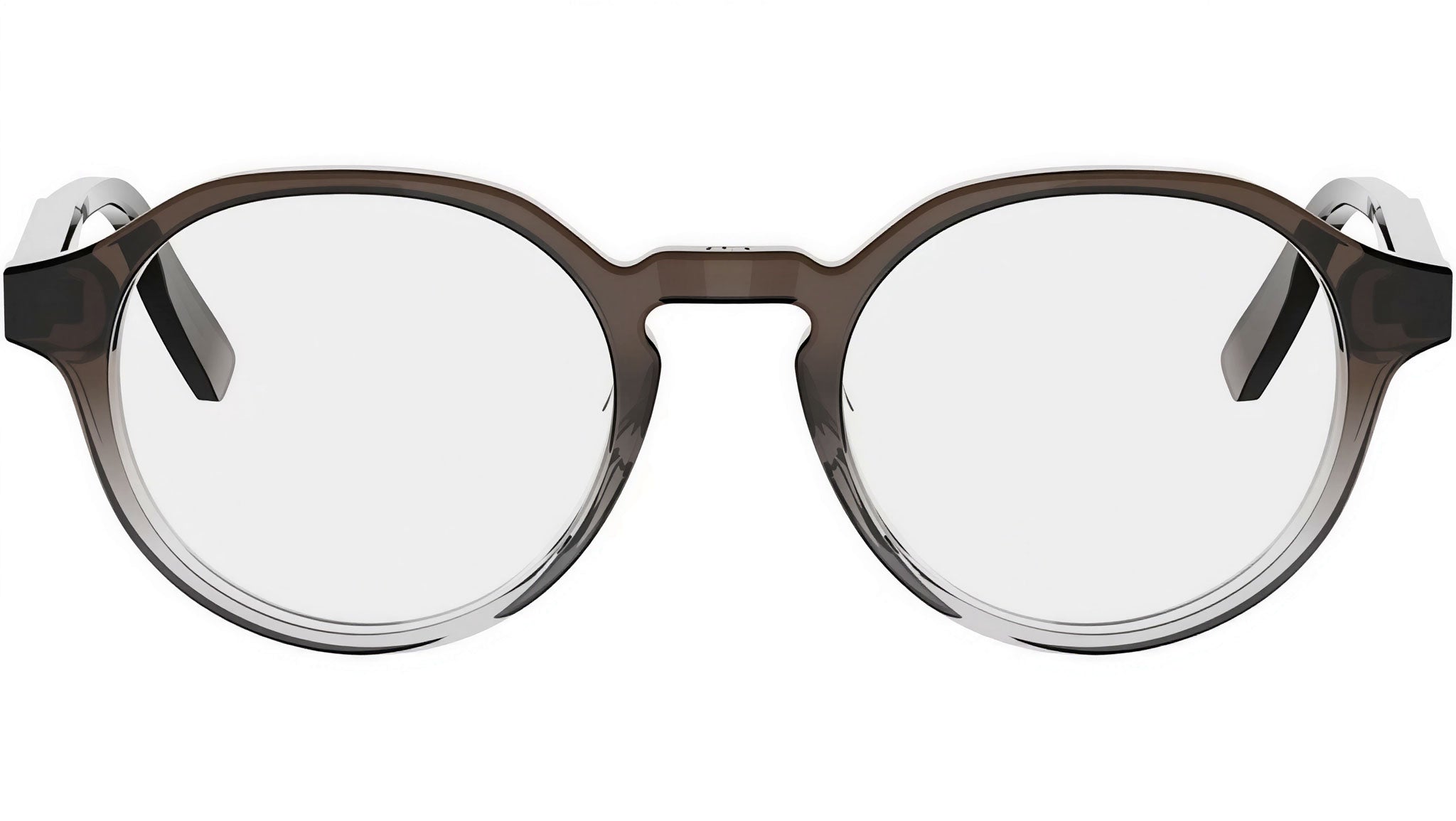 DiorRibbonO R1I Brown Round Eyeglasses