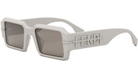 Fendigraphy Grey Rectangular Sunglasses