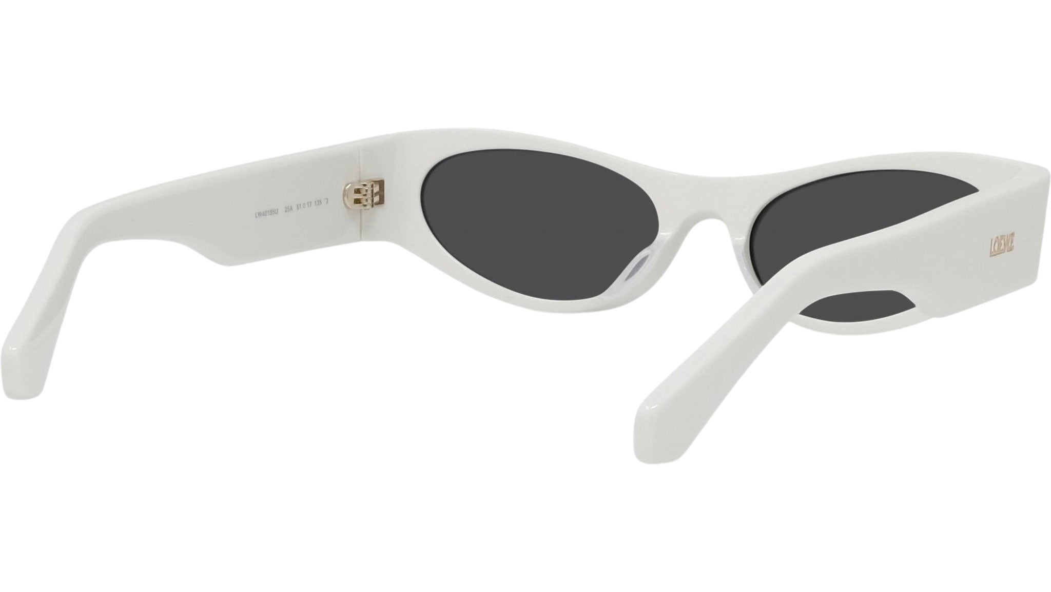 Signature White Geometric Sunglasses