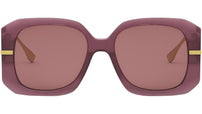 Fendigraphy Violet Geometric Sunglasses