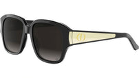 DiorGlow S2I Black Geometric Sunglasses