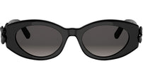 Dior Clover B1I Black Oval Sunglasses