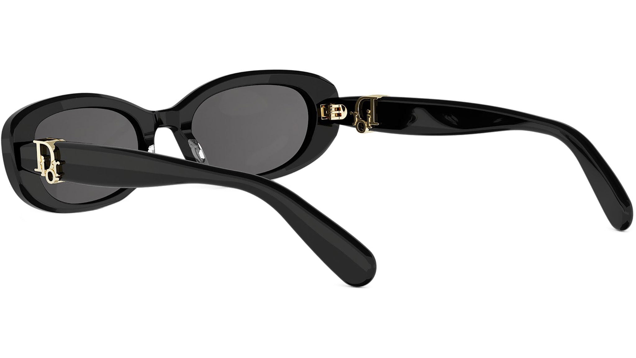 Dior Oblique B1I Black Oval Sunglasses
