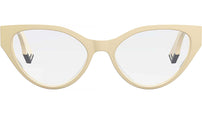 Fendi Way White Cat Eye Eyeglasses