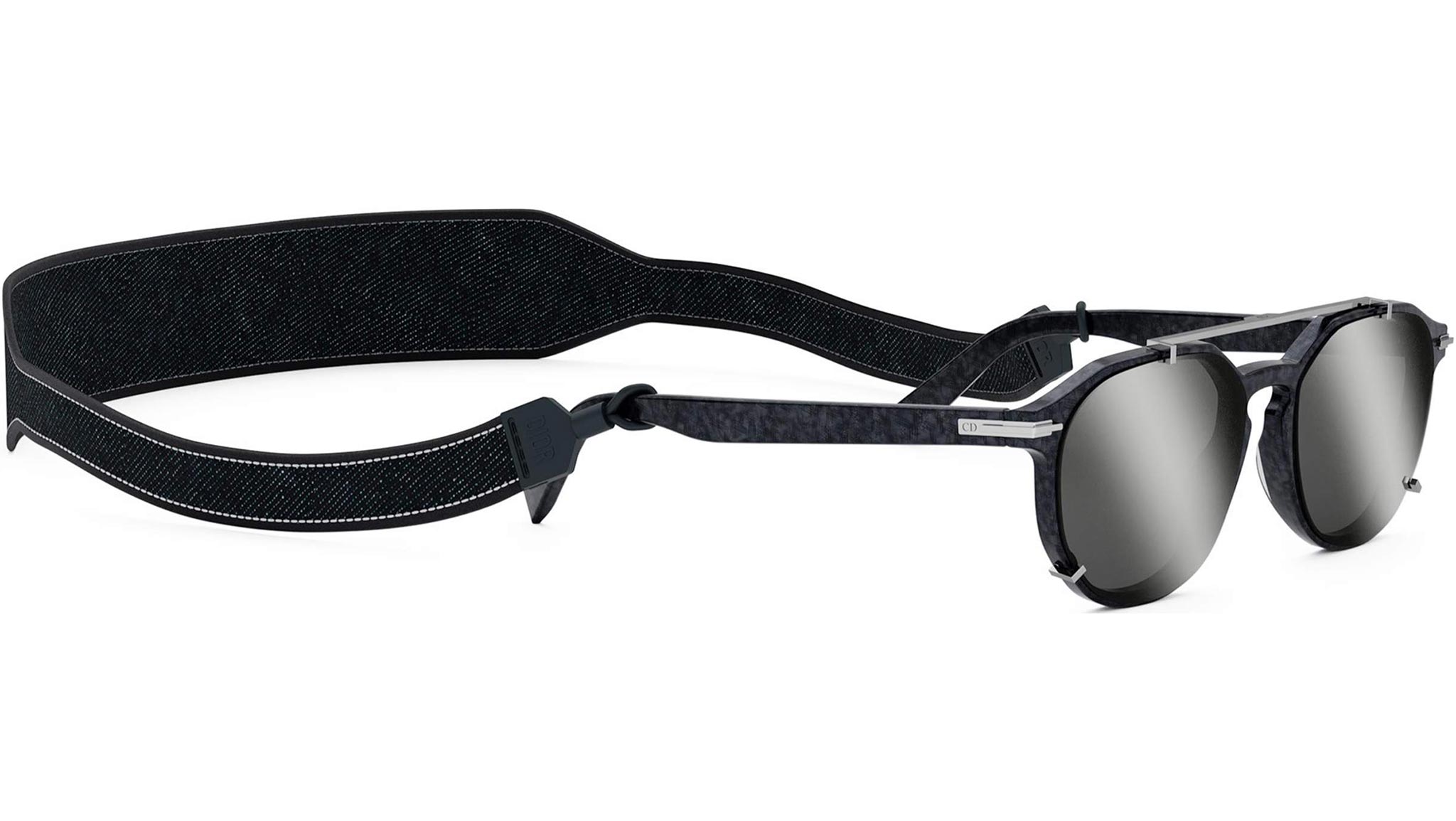 DiorBlackSuit RI Black Pantos Sunglasses