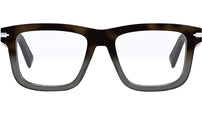 DiorBlackSuitO S7I Havana Square Eyeglasses