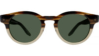 Oxford Brown Round Sunglasses